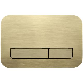 Кнопка смыва Veconi FLUSH V12, FLV12-G, 240х162х7, пластик, золото брашинг